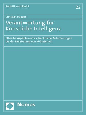 cover image of Verantwortung für Künstliche Intelligenz